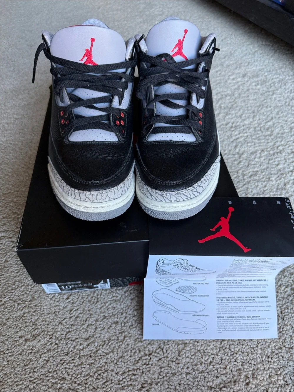 Jordan men’s size